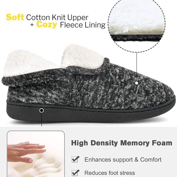 Women Slippers Warm House Shoes Fluffy Fuzzy 5 - Picture 6 of 8